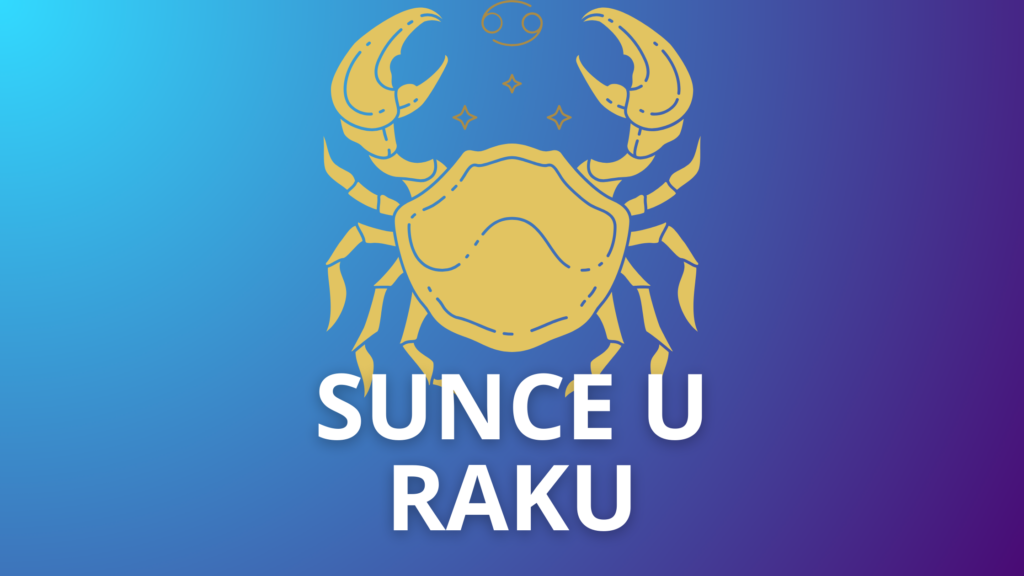 Sunce u raku, natalna karta, astrolog tina celestina